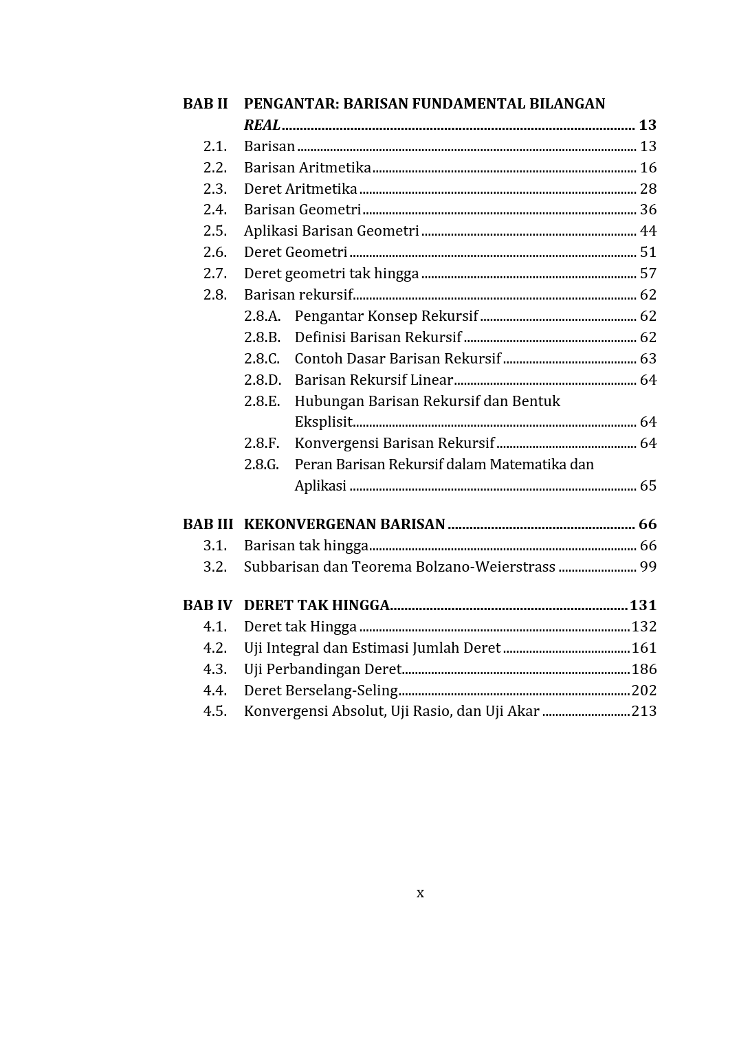 Buku Barisan dan Deret: Pendekatan Analitis dan Aplikatif - Gambar 3