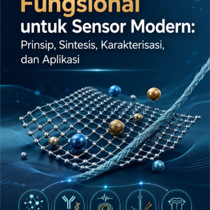 Buku Nanomaterial Fungsional Untuk Sensor Modern: Prinsip, Sintesis, Karakterisasi, dan Aplikasi