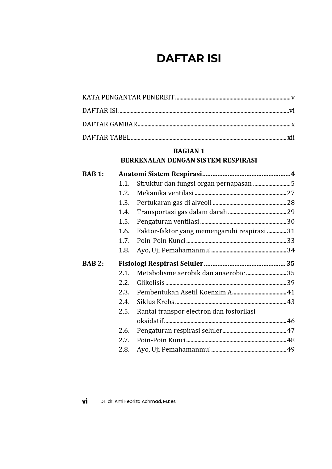 Buku Ajar Fisiologi Respirasi - Gambar 2