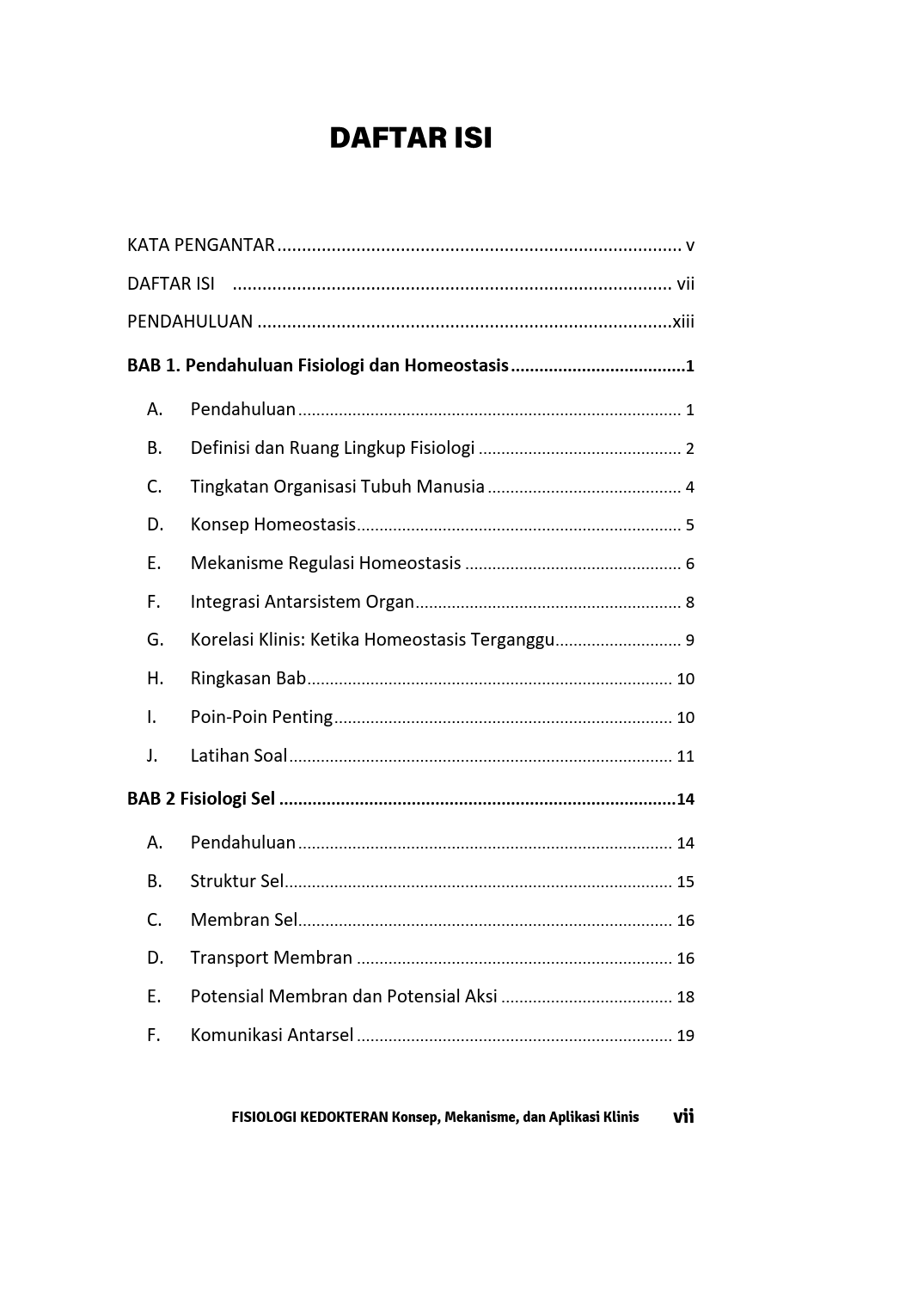 Fisiologi Kedokteran Konsep, Mekanisme, Dan Aplikasi Klinis - Gambar 2