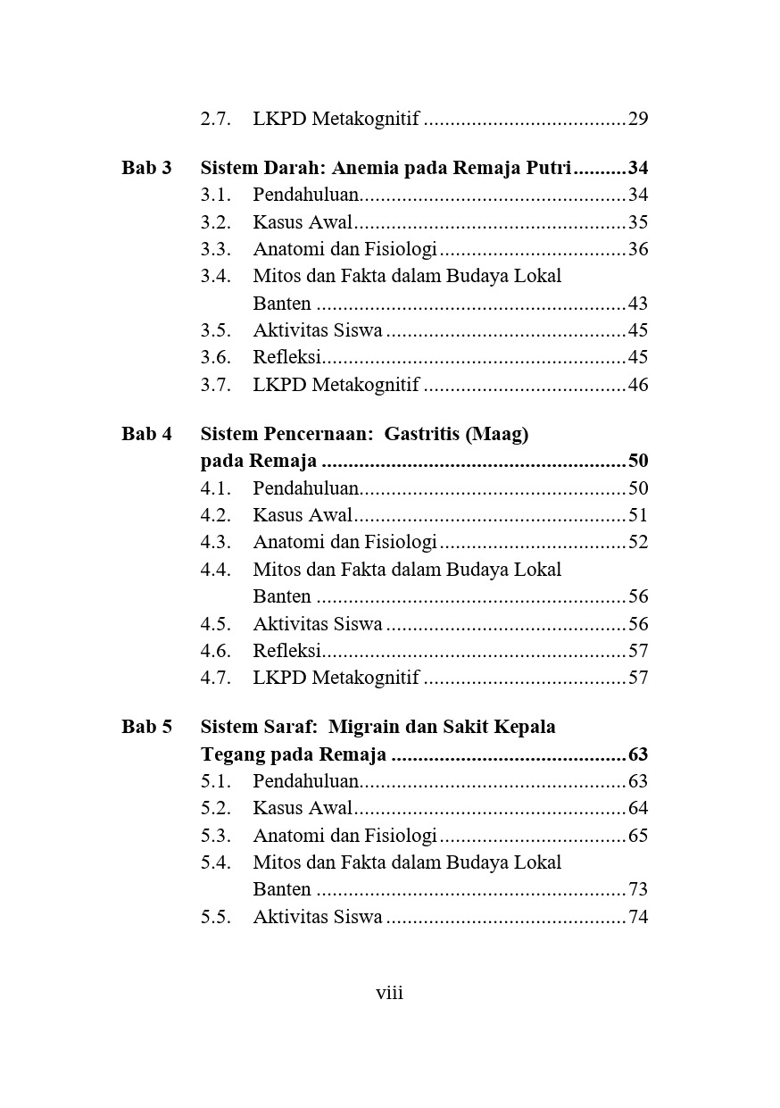 Menjelajahi Tubuh, Menyibak Mitos (Belajar Sistem Tubuh Melalui Penyakit dan Budaya Lokal) - Gambar 4